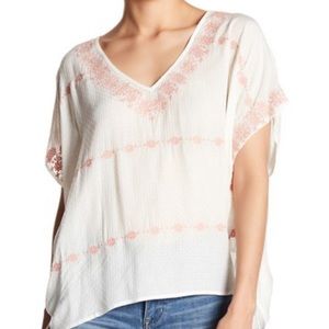 Love Stitch Dolman Embroidered Blouse M/L